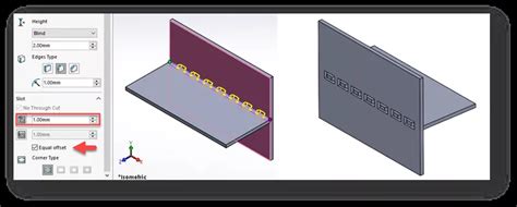 sheet metal tab and slot design guide|tab and slot in solidworks.